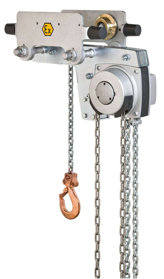 Yalelift 360 Stirnradflaschenzug mit Rollfahrwerk kurze Bauart ATEX