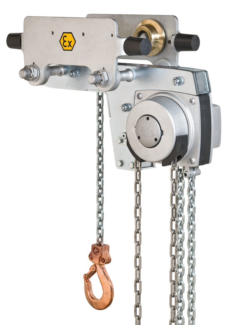 Yalelift 360 Stirnradflaschenzug mit Haspelfahrwerk kurze Bauart ATEX