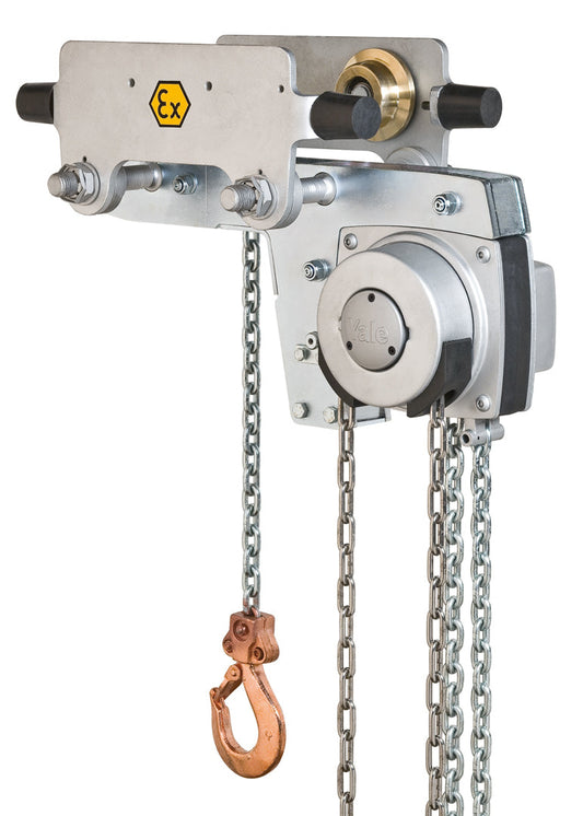 Yalelift 360 Stirnradflaschenzug mit Haspelfahrwerk kurze Bauart ATEX